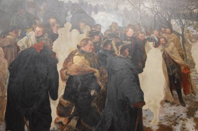 Frederick the Great Addresses His Generals Before the Battle of Leuthen in 1757 by Adolph Menzel